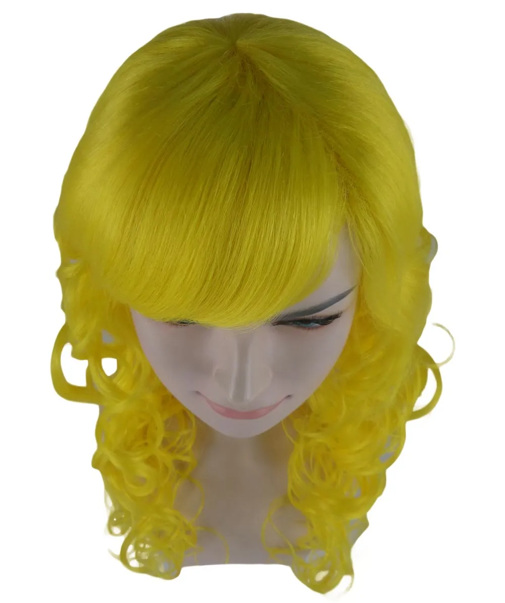 Women's Bella Wig Collections | Long Curly Glamour Party Event Cosplay Halloween Wig | Premium Breathable Capless Cap