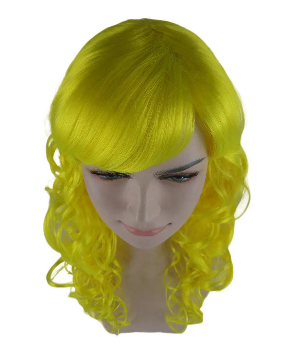 Women's Bella Wig Collections | Long Curly Glamour Party Event Cosplay Halloween Wig | Premium Breathable Capless Cap