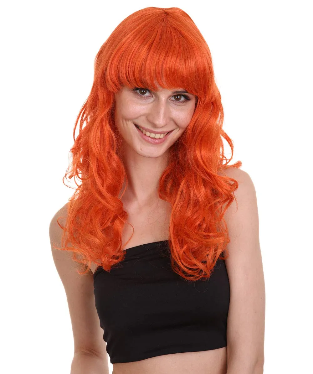 Women's Bella Wig Collections | Long Curly Glamour Party Event Cosplay Halloween Wig | Premium Breathable Capless Cap