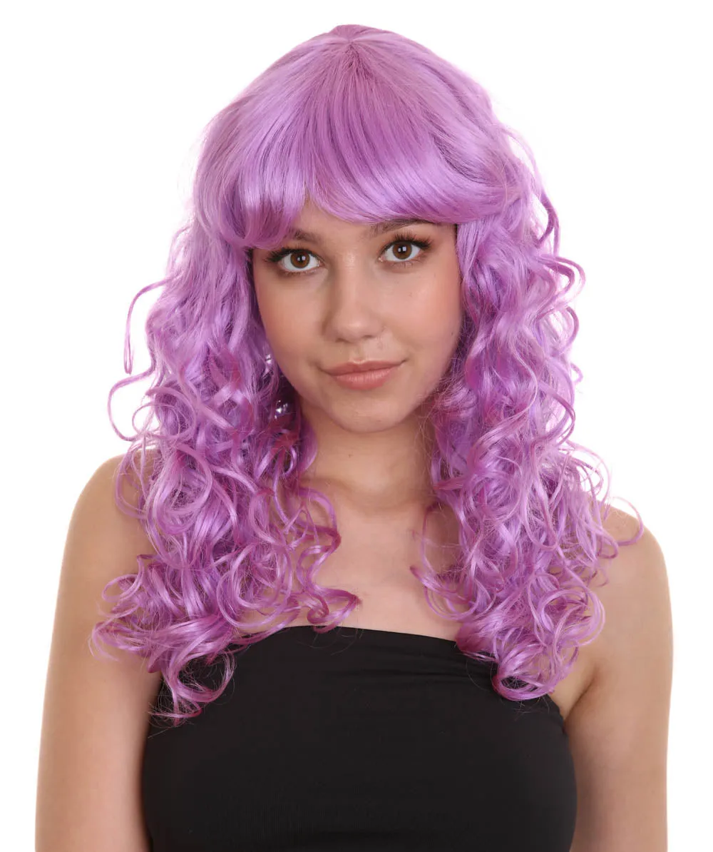 Women's Bella Wig Collections | Long Curly Glamour Party Event Cosplay Halloween Wig | Premium Breathable Capless Cap