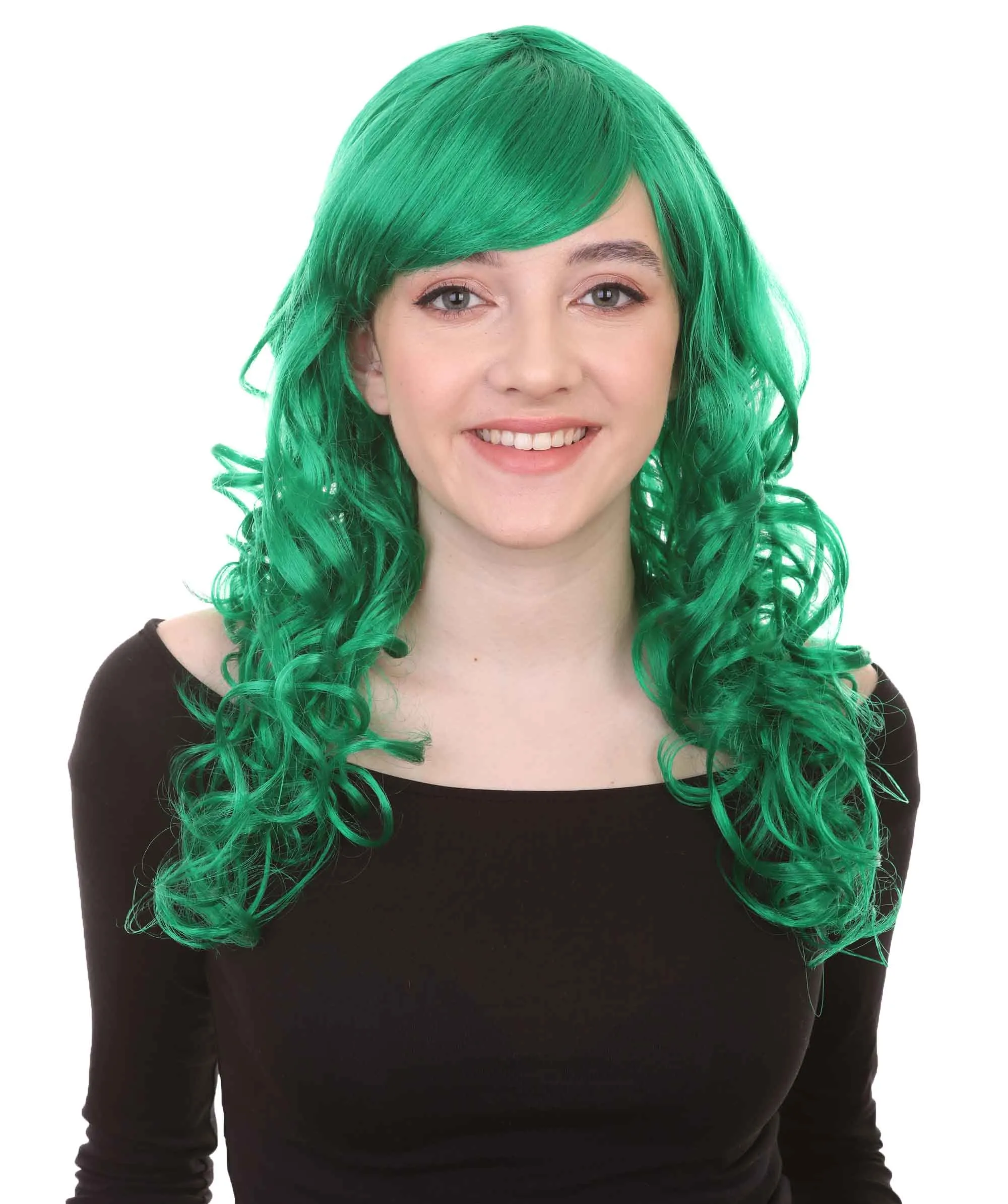 Women's Bella Wig Collections | Long Curly Glamour Party Event Cosplay Halloween Wig | Premium Breathable Capless Cap