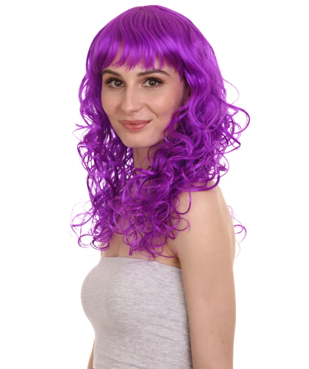 Women's Bella Wig Collections | Long Curly Glamour Party Event Cosplay Halloween Wig | Premium Breathable Capless Cap