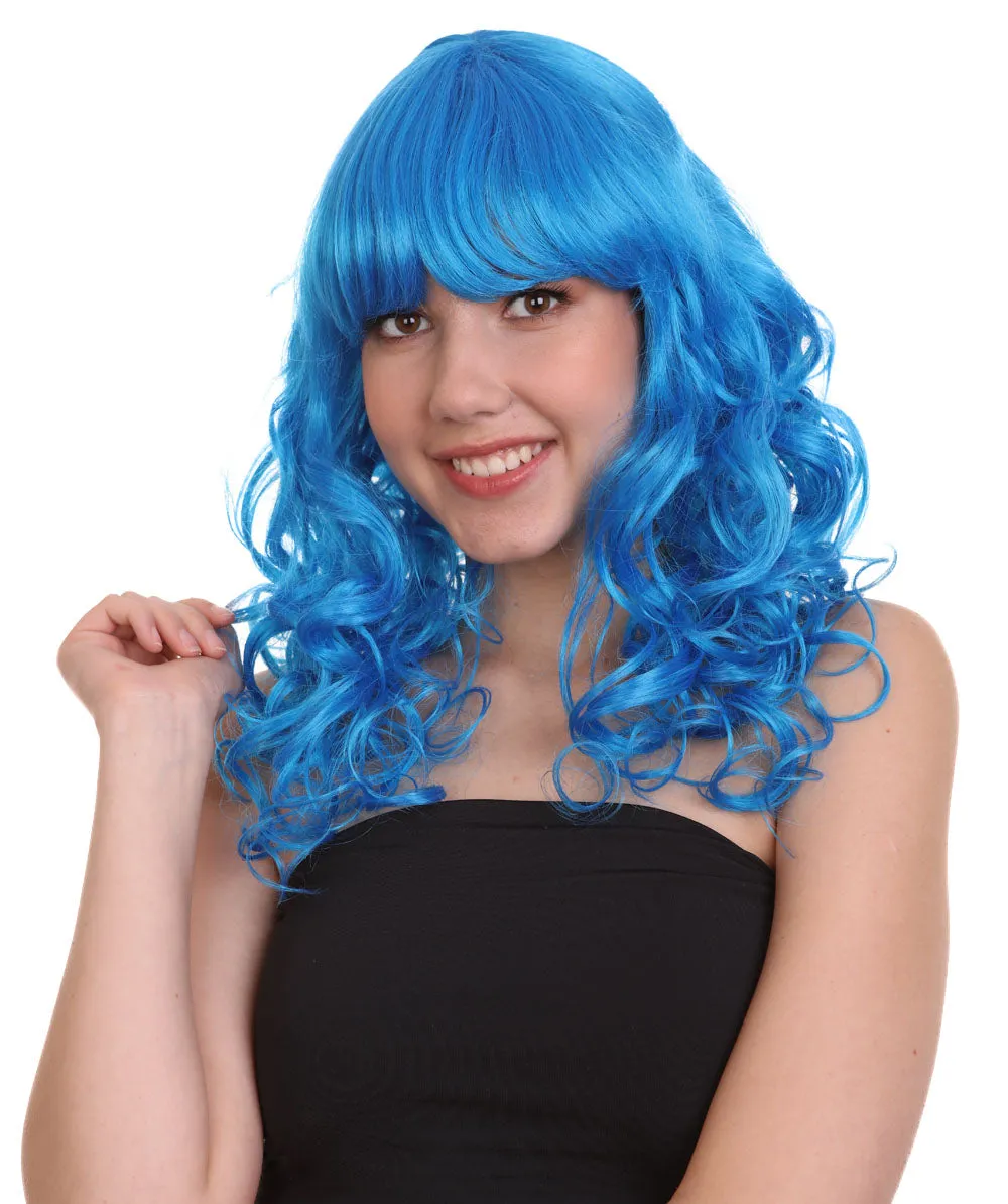 Women's Bella Wig Collections | Long Curly Glamour Party Event Cosplay Halloween Wig | Premium Breathable Capless Cap