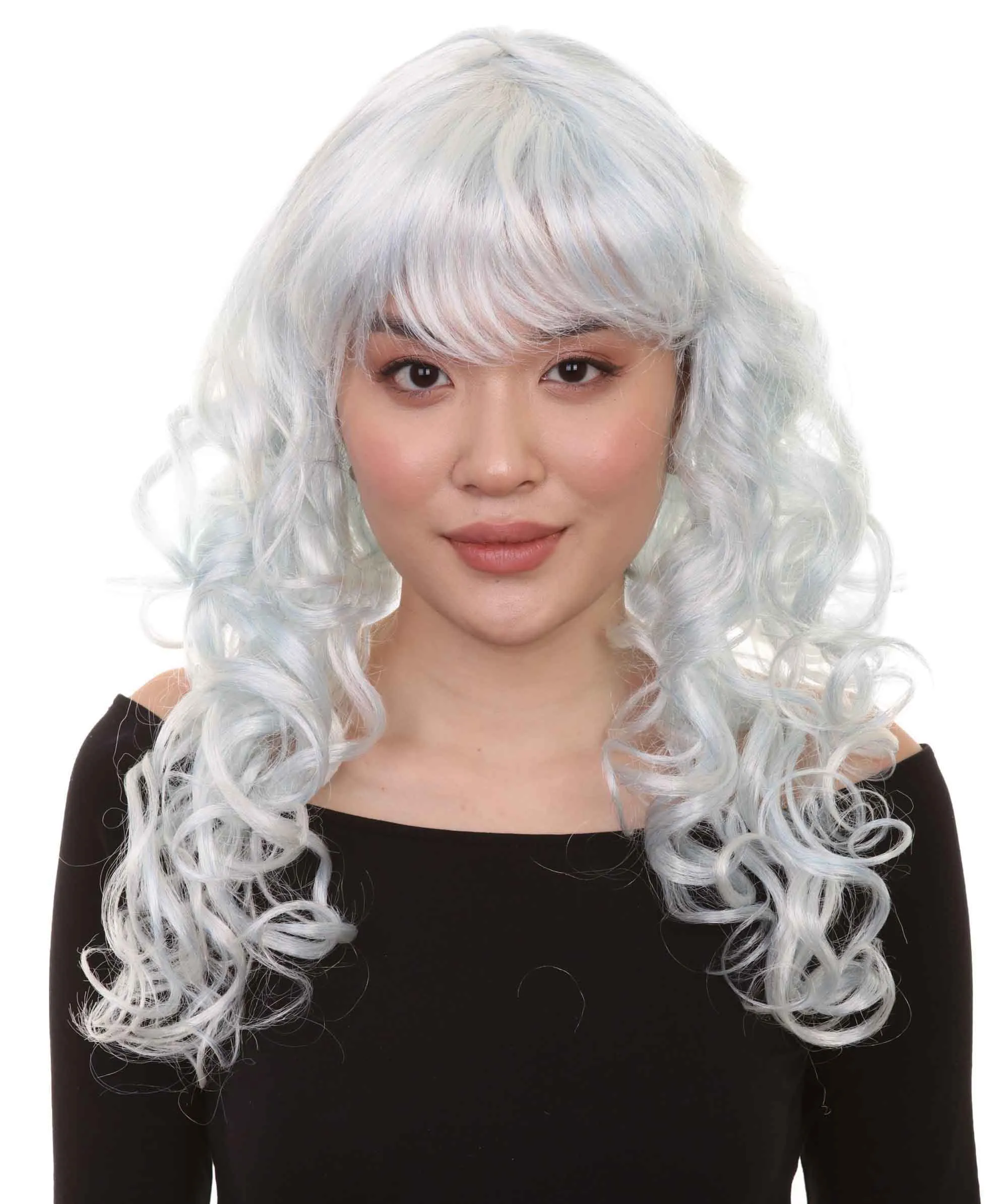 Women's Bella Wig Collections | Long Curly Glamour Party Event Cosplay Halloween Wig | Premium Breathable Capless Cap