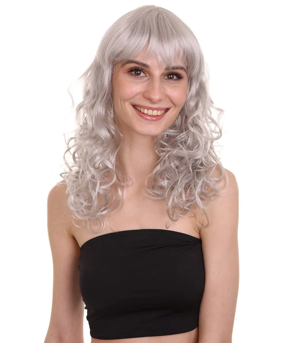 Women's Bella Wig Collections | Long Curly Glamour Party Event Cosplay Halloween Wig | Premium Breathable Capless Cap