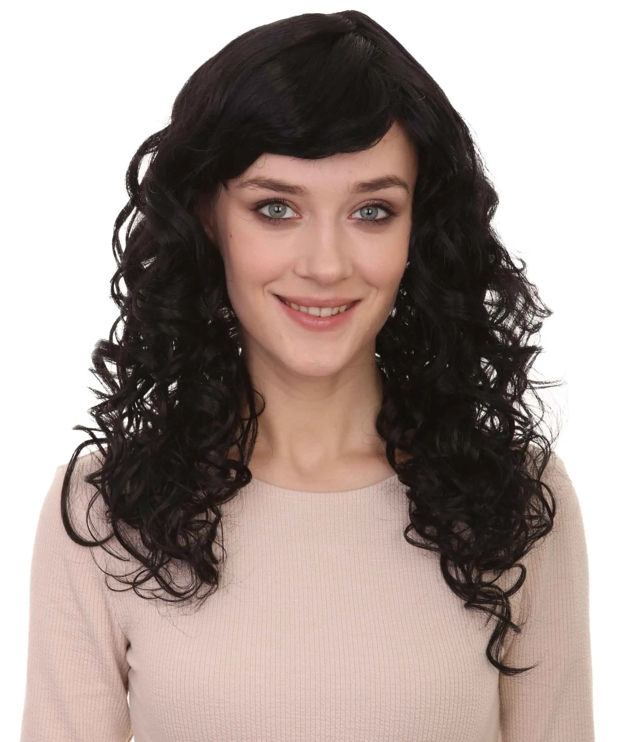 Women's Bella Wig Collections | Long Curly Glamour Party Event Cosplay Halloween Wig | Premium Breathable Capless Cap