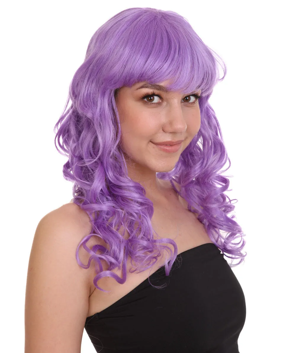 Women's Bella Wig Collections | Long Curly Glamour Party Event Cosplay Halloween Wig | Premium Breathable Capless Cap