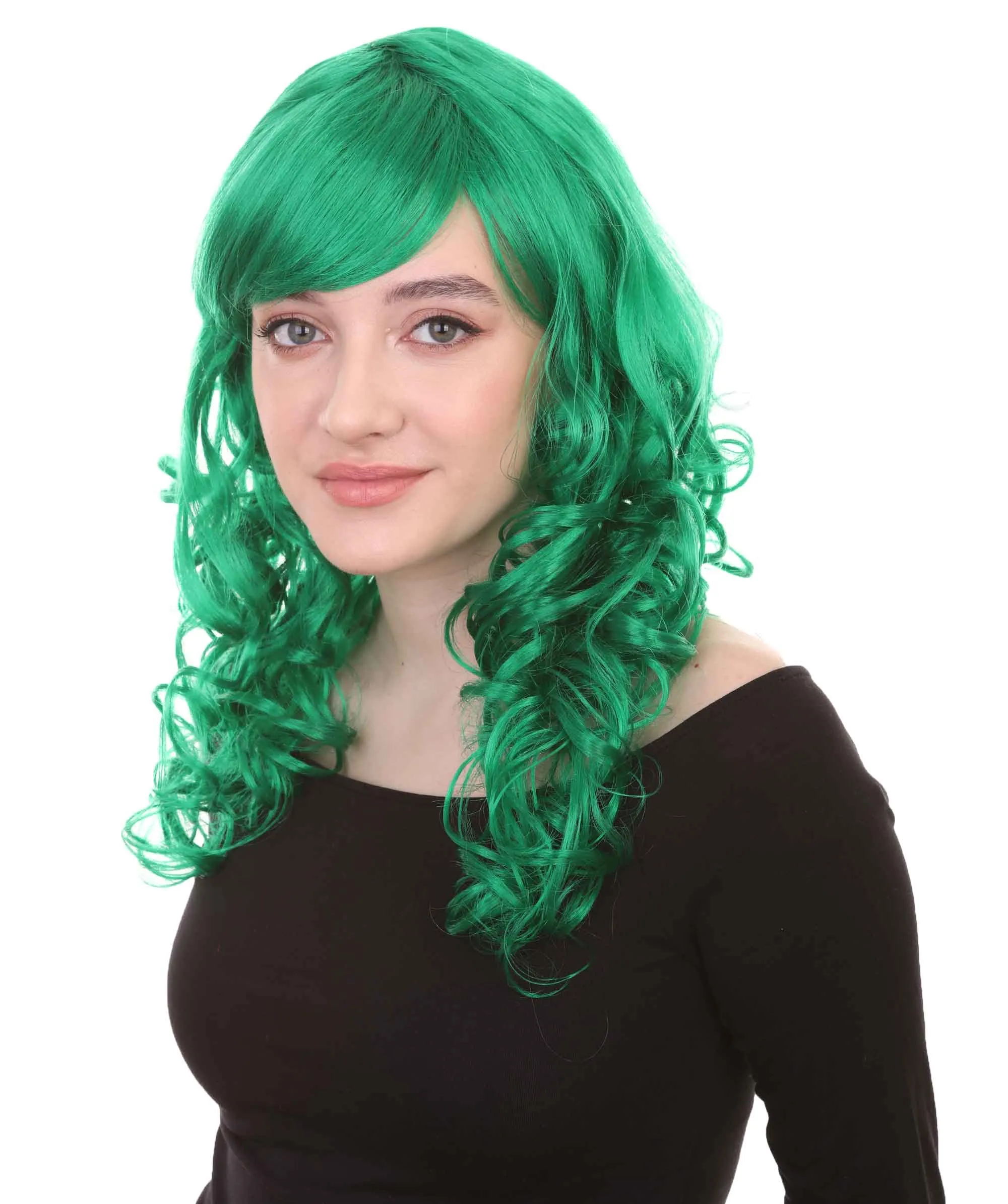 Women's Bella Wig Collections | Long Curly Glamour Party Event Cosplay Halloween Wig | Premium Breathable Capless Cap