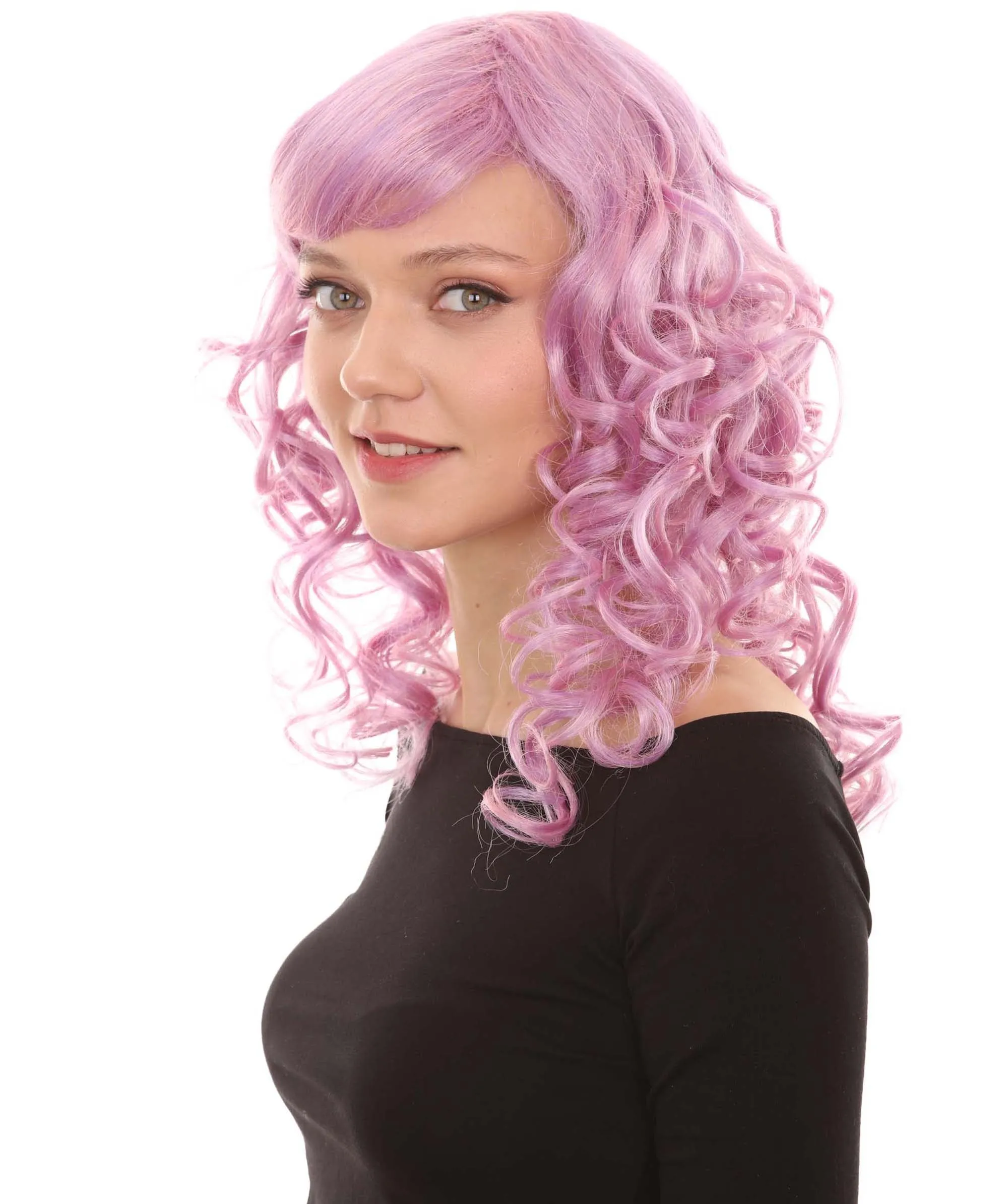 Women's Bella Wig Collections | Long Curly Glamour Party Event Cosplay Halloween Wig | Premium Breathable Capless Cap