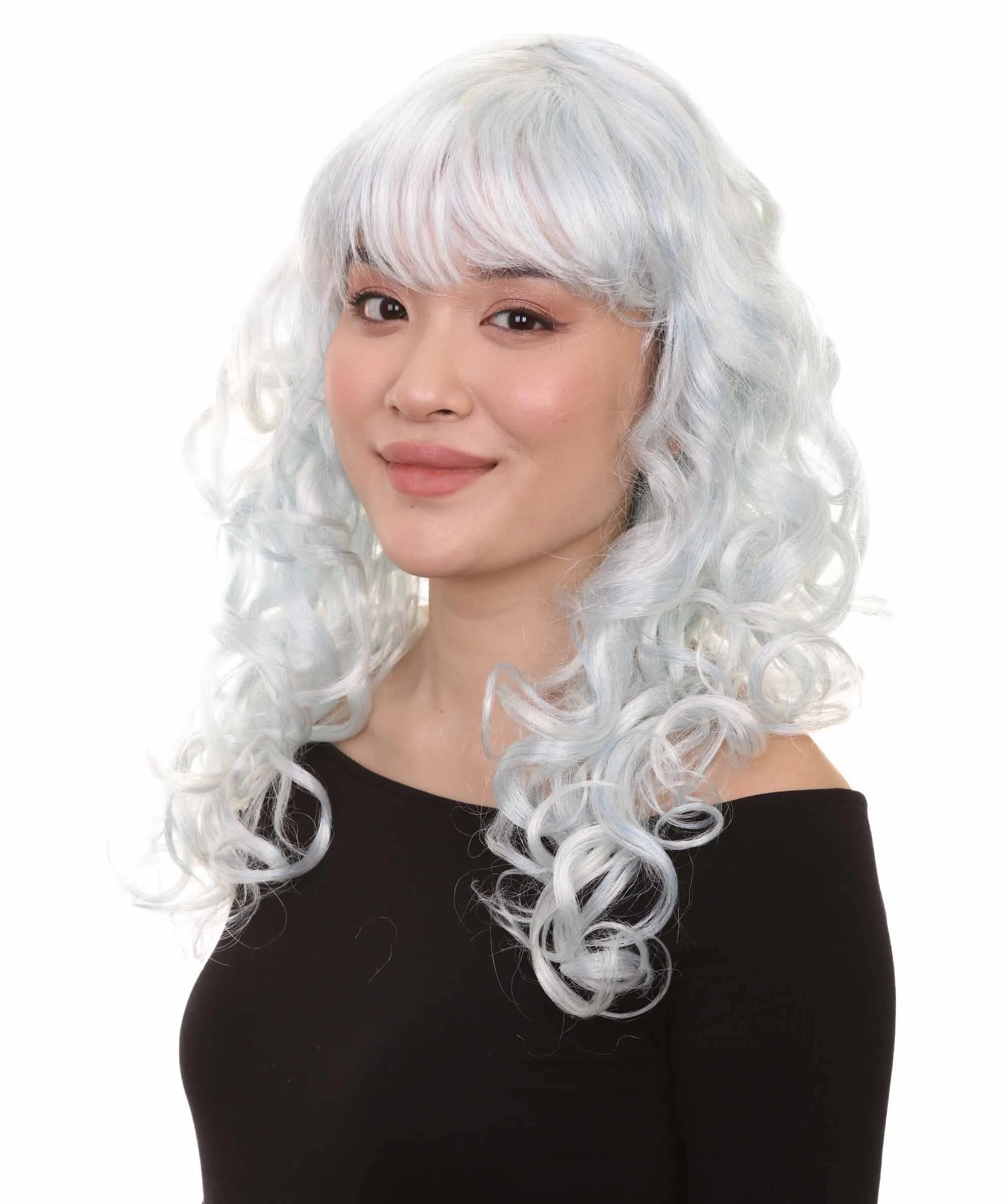 Women's Bella Wig Collections | Long Curly Glamour Party Event Cosplay Halloween Wig | Premium Breathable Capless Cap