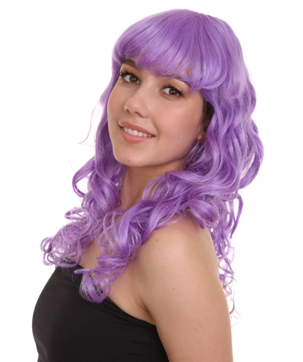 Women's Bella Wig Collections | Long Curly Glamour Party Event Cosplay Halloween Wig | Premium Breathable Capless Cap