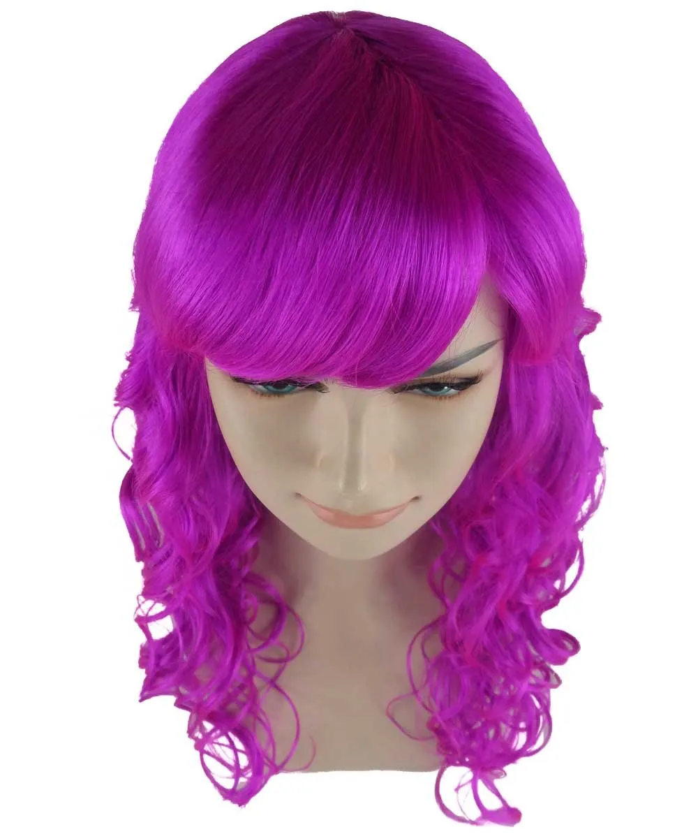 Women's Bella Wig Collections | Long Curly Glamour Party Event Cosplay Halloween Wig | Premium Breathable Capless Cap