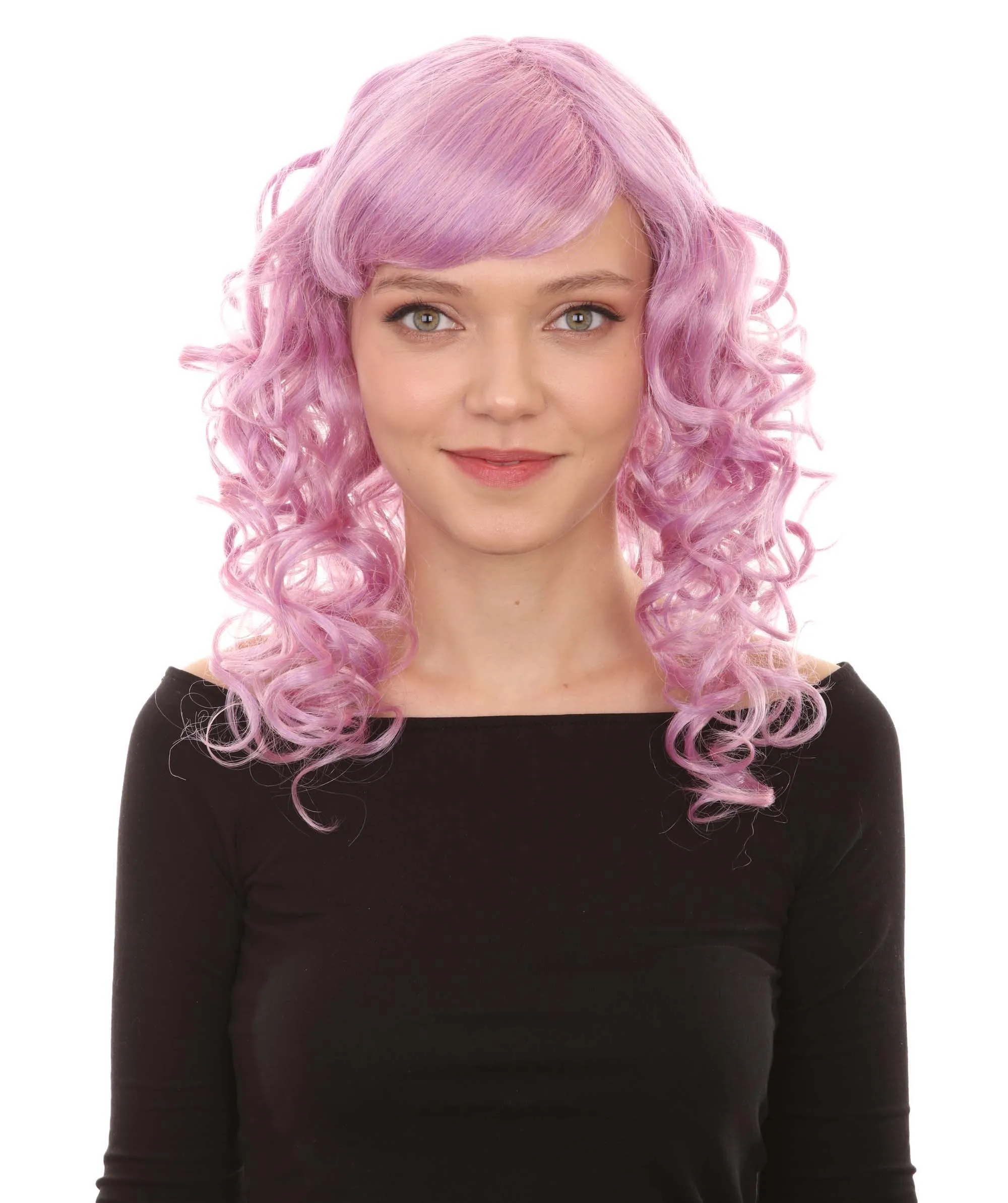 Women's Bella Wig Collections | Long Curly Glamour Party Event Cosplay Halloween Wig | Premium Breathable Capless Cap