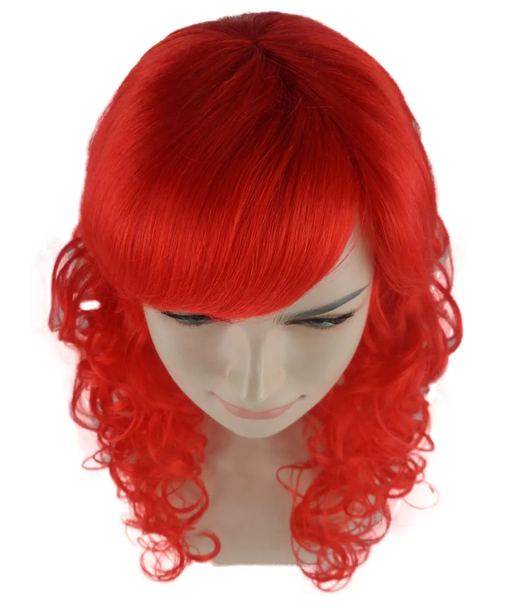 Women's Bella Wig Collections | Long Curly Glamour Party Event Cosplay Halloween Wig | Premium Breathable Capless Cap