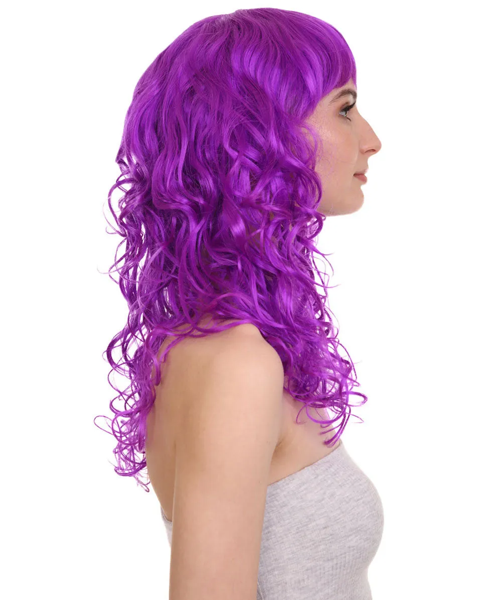 Women's Bella Wig Collections | Long Curly Glamour Party Event Cosplay Halloween Wig | Premium Breathable Capless Cap