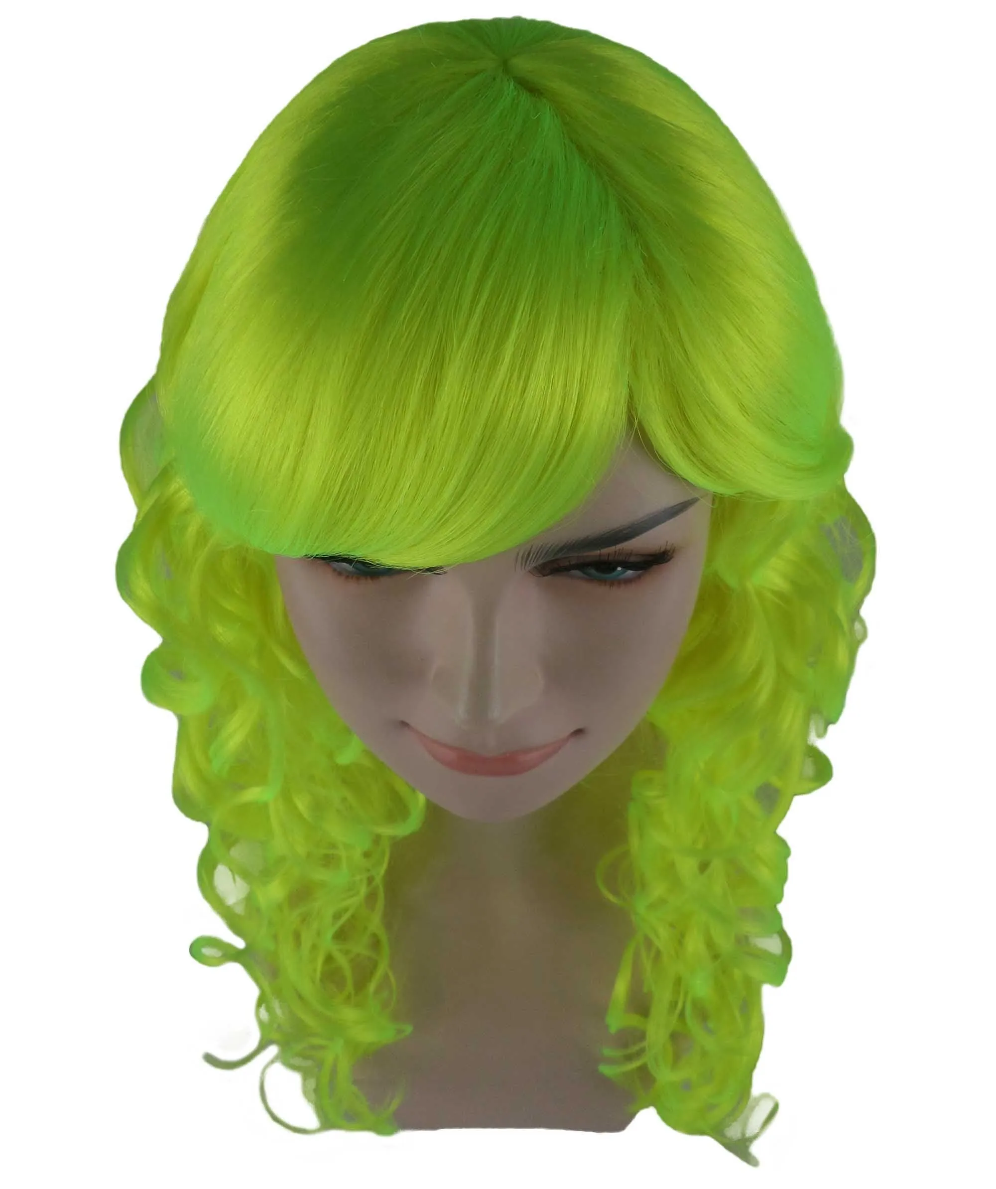 Women's Bella Wig Collections | Long Curly Glamour Party Event Cosplay Halloween Wig | Premium Breathable Capless Cap