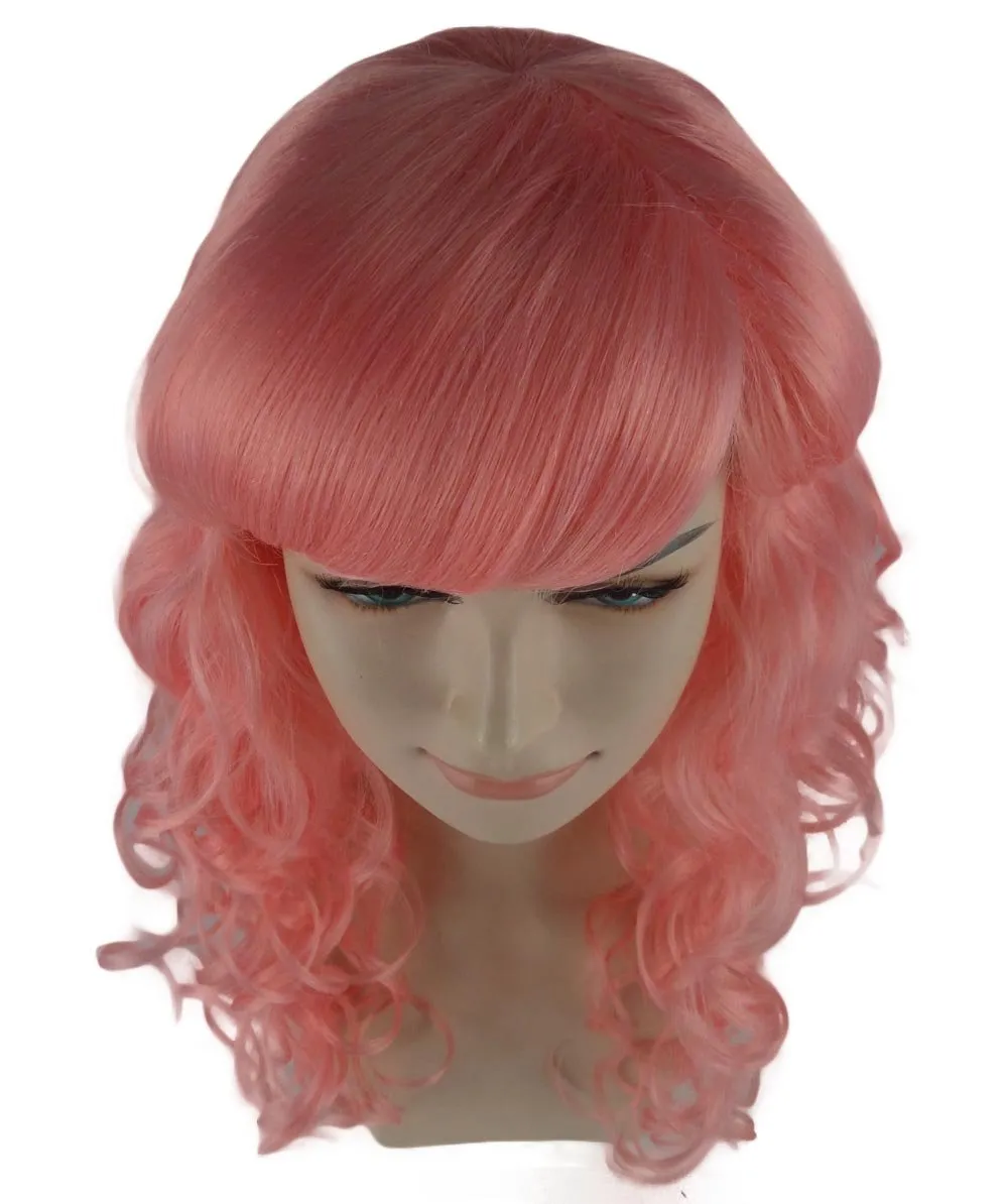 Women's Bella Wig Collections | Long Curly Glamour Party Event Cosplay Halloween Wig | Premium Breathable Capless Cap