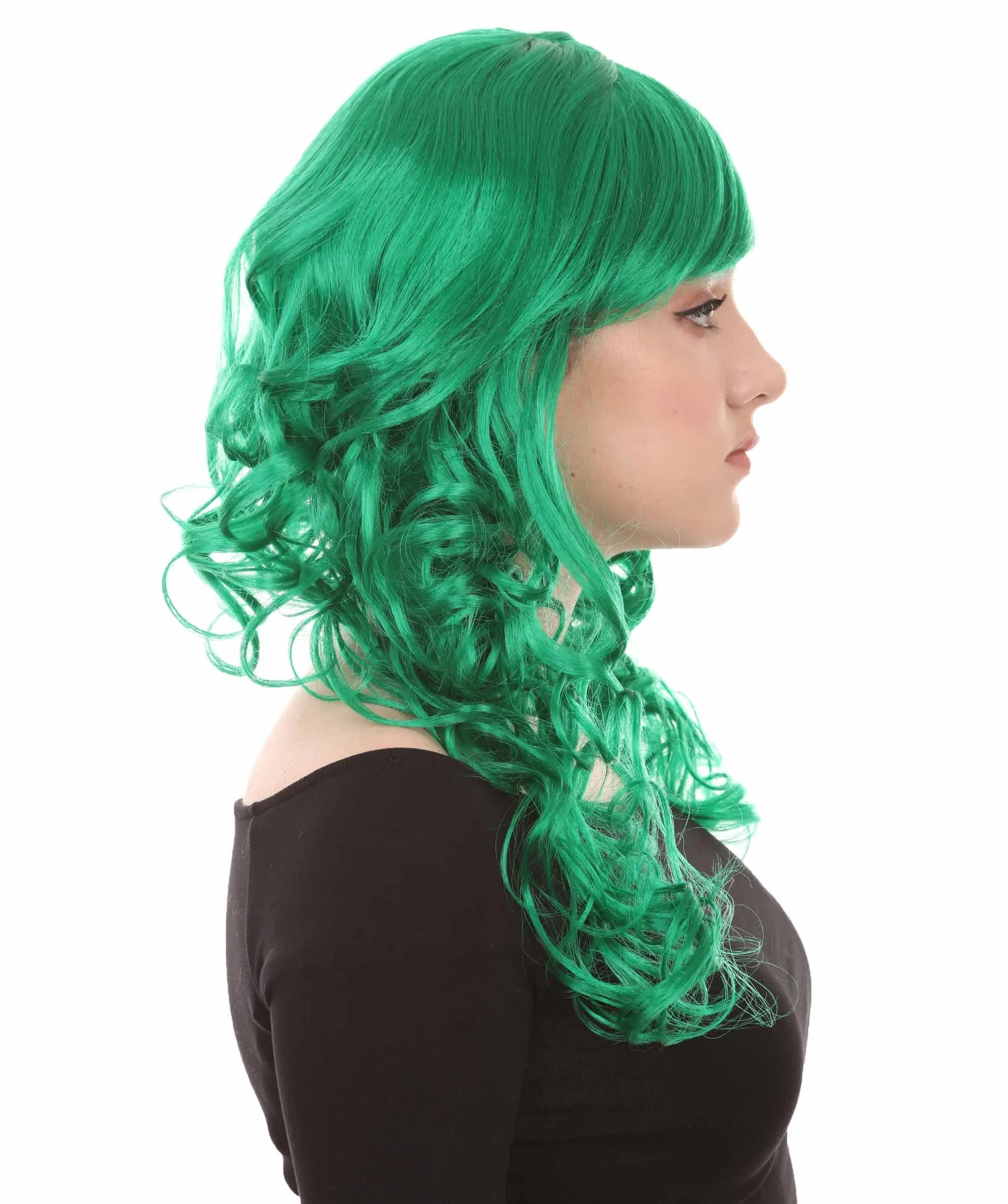 Women's Bella Wig Collections | Long Curly Glamour Party Event Cosplay Halloween Wig | Premium Breathable Capless Cap