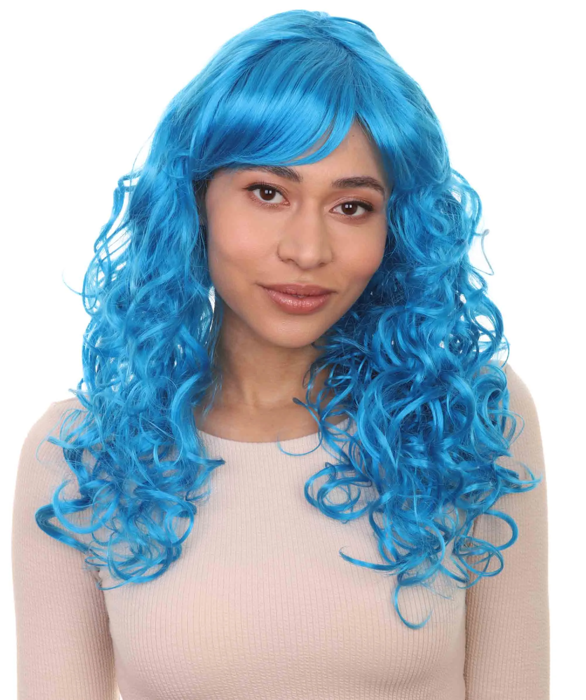 Women's Bella Wig Collections | Long Curly Glamour Party Event Cosplay Halloween Wig | Premium Breathable Capless Cap