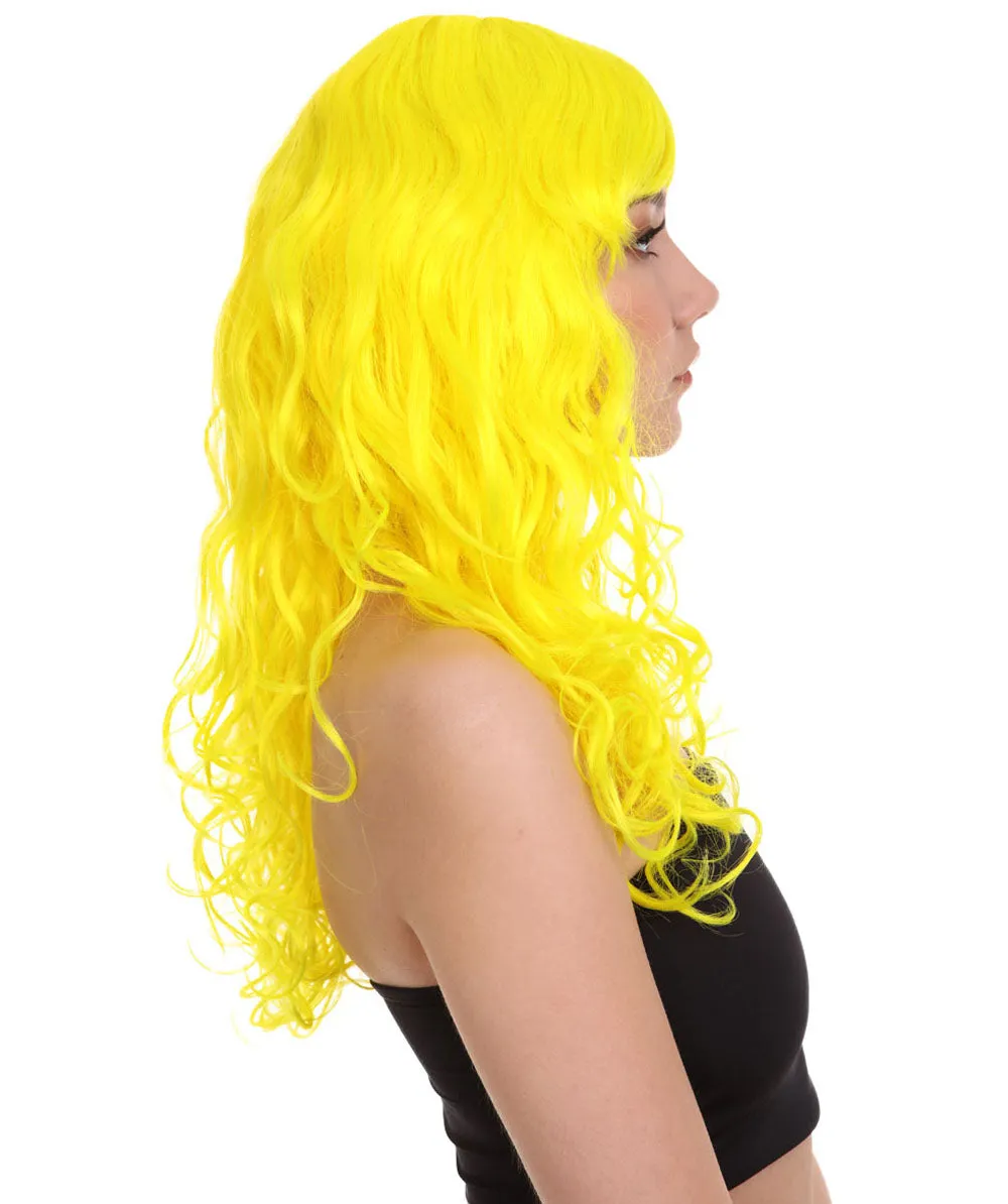 Women's Bella Wig Collections | Long Curly Glamour Party Event Cosplay Halloween Wig | Premium Breathable Capless Cap