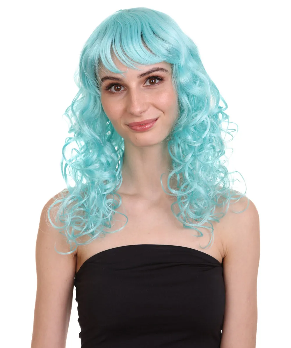 Women's Bella Wig Collections | Long Curly Glamour Party Event Cosplay Halloween Wig | Premium Breathable Capless Cap