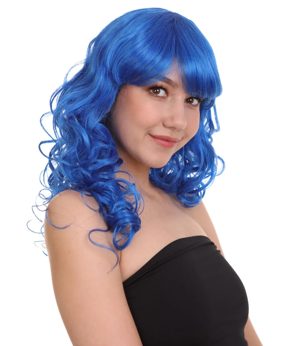 Women's Bella Wig Collections | Long Curly Glamour Party Event Cosplay Halloween Wig | Premium Breathable Capless Cap