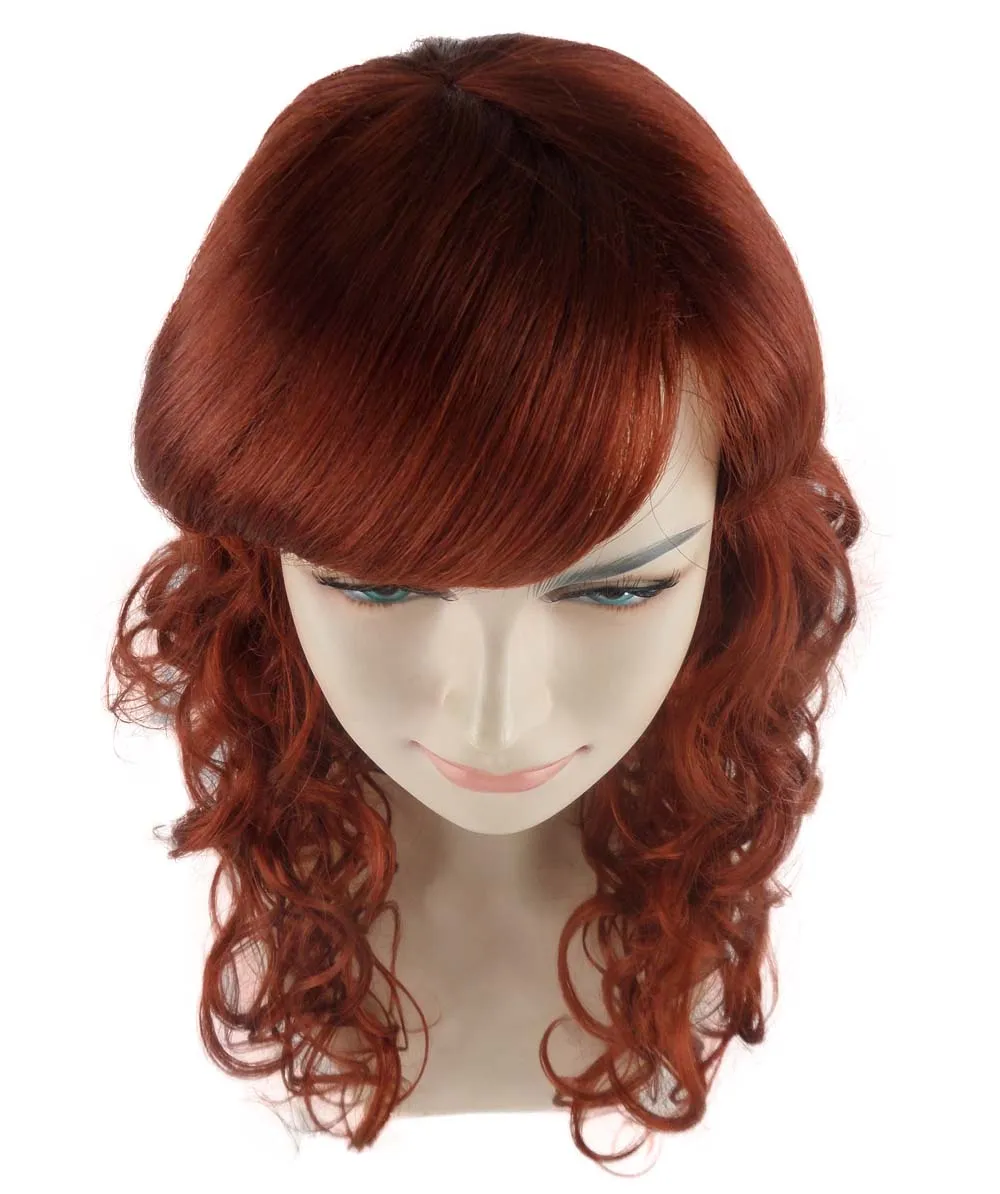 Women's Bella Wig Collections | Long Curly Glamour Party Event Cosplay Halloween Wig | Premium Breathable Capless Cap