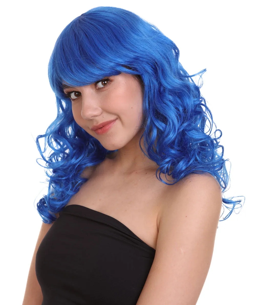 Women's Bella Wig Collections | Long Curly Glamour Party Event Cosplay Halloween Wig | Premium Breathable Capless Cap