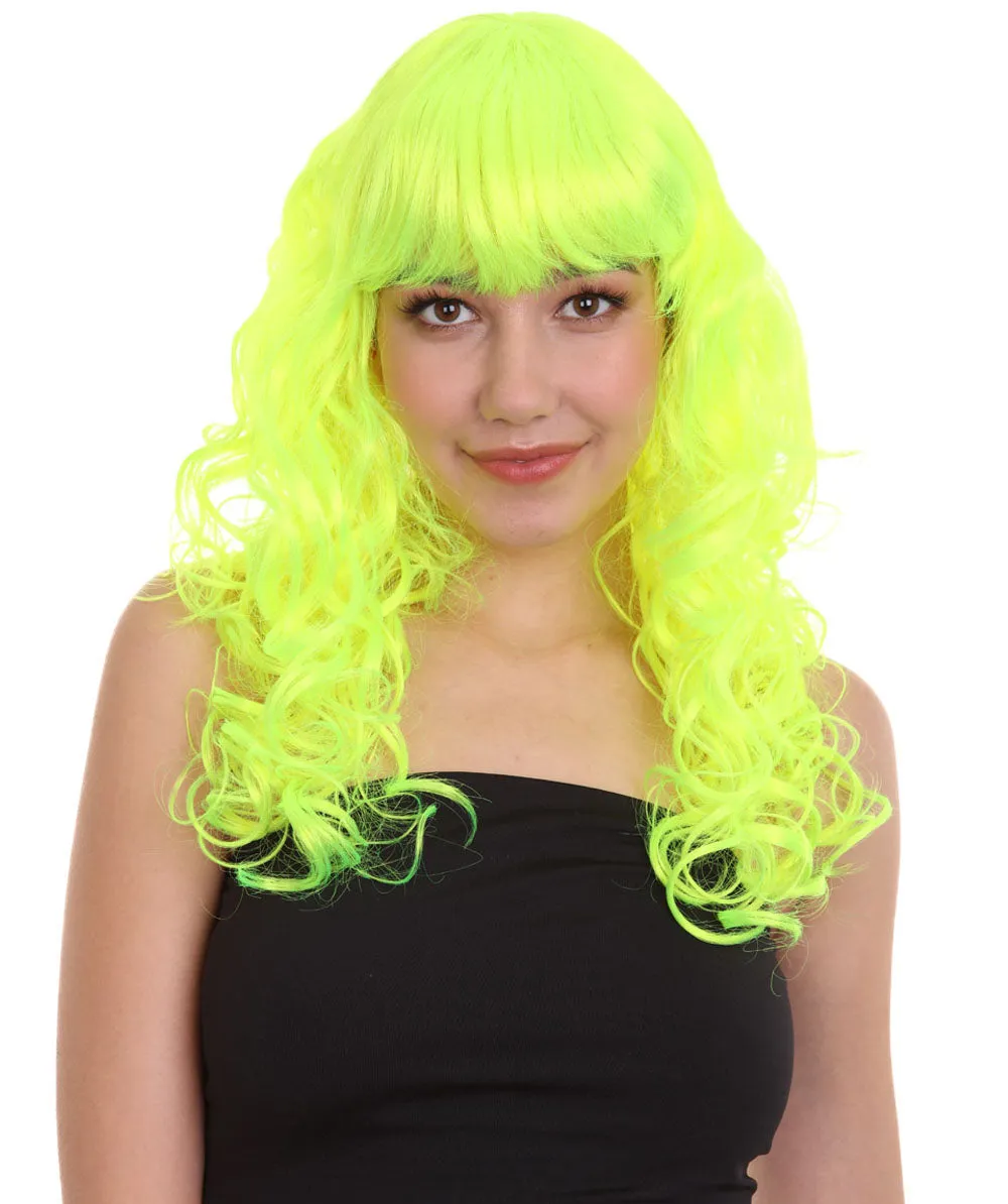 Women's Bella Wig Collections | Long Curly Glamour Party Event Cosplay Halloween Wig | Premium Breathable Capless Cap