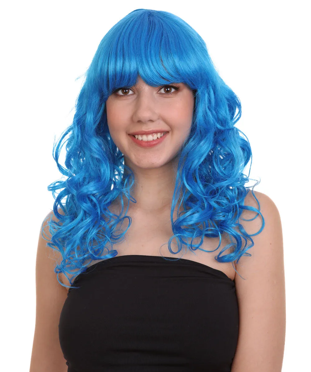 Women's Bella Wig Collections | Long Curly Glamour Party Event Cosplay Halloween Wig | Premium Breathable Capless Cap