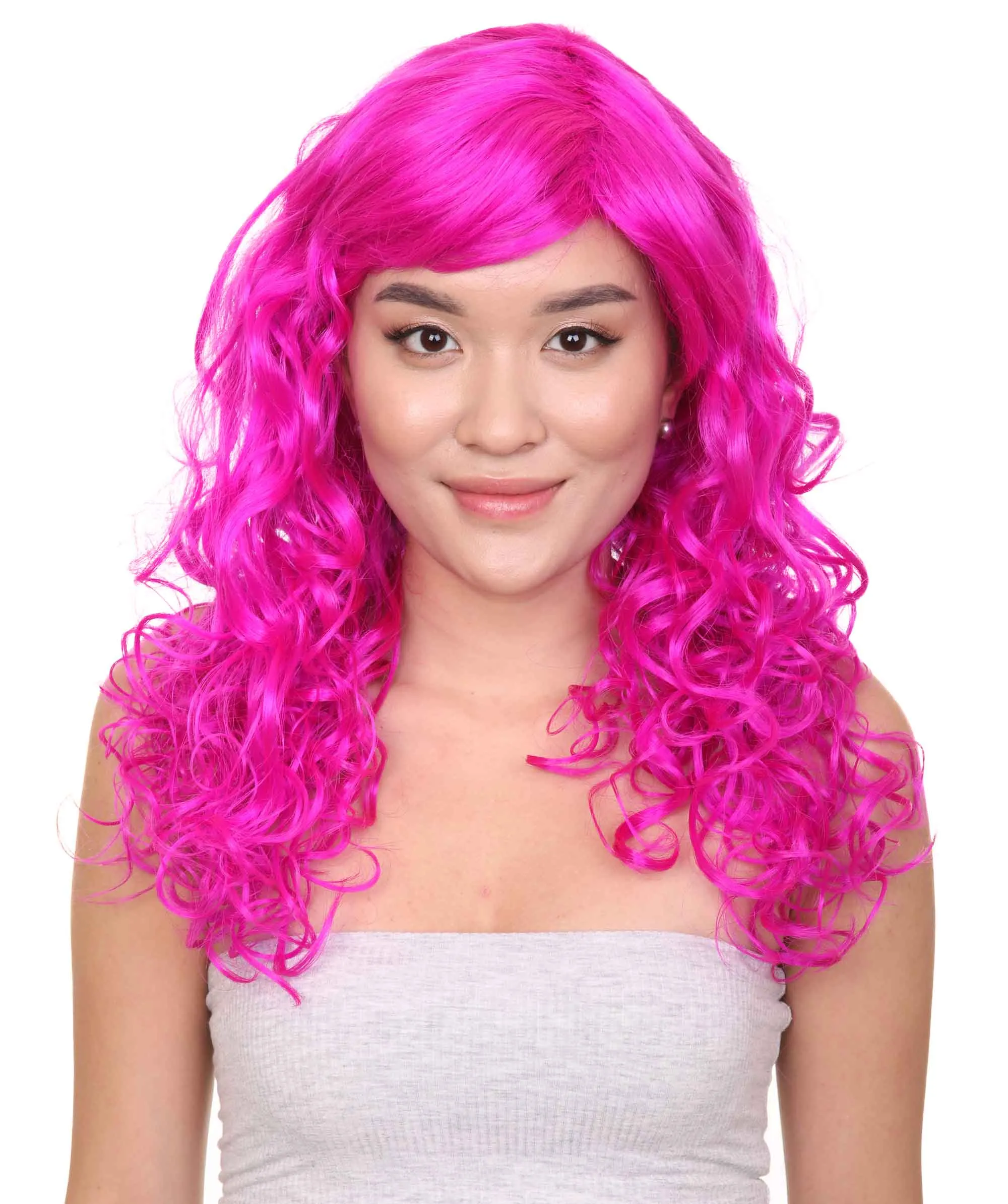 Women's Bella Wig Collections | Long Curly Glamour Party Event Cosplay Halloween Wig | Premium Breathable Capless Cap