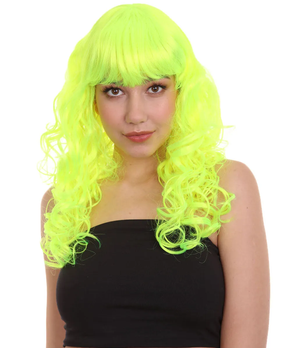 Women's Bella Wig Collections | Long Curly Glamour Party Event Cosplay Halloween Wig | Premium Breathable Capless Cap