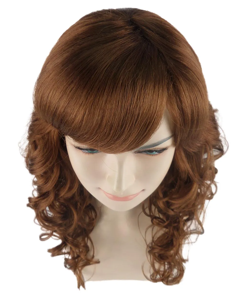 Women's Bella Wig Collections | Long Curly Glamour Party Event Cosplay Halloween Wig | Premium Breathable Capless Cap