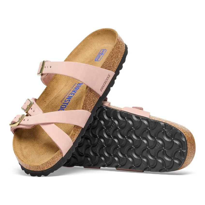 Women's Birkenstock Franca Soft Footbed 1027655B Color: Soft Pink