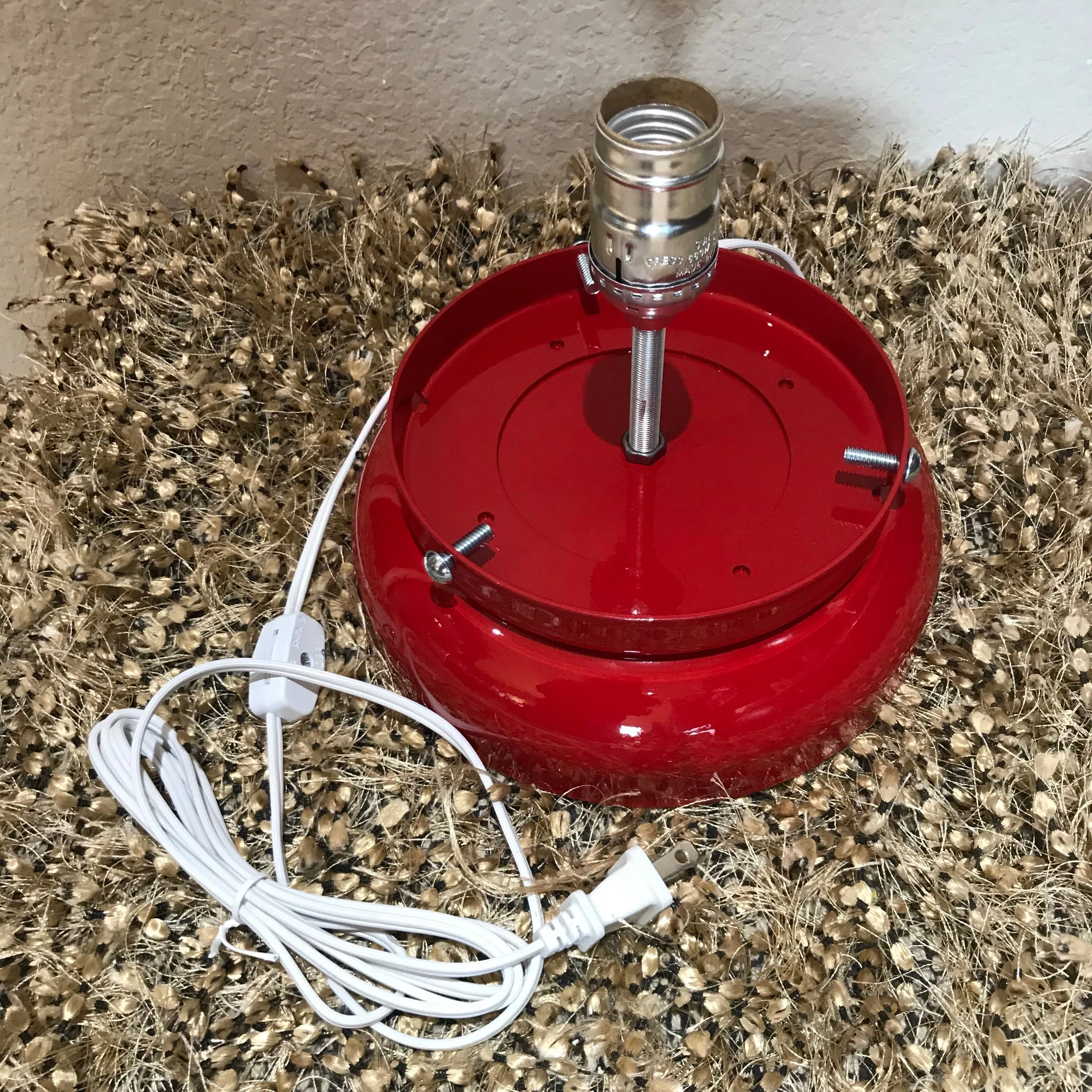 z. Gas Pump Globe Lamp Base